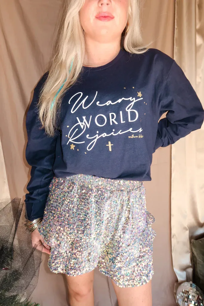 Weary World Rejoices Long Sleeve Tee