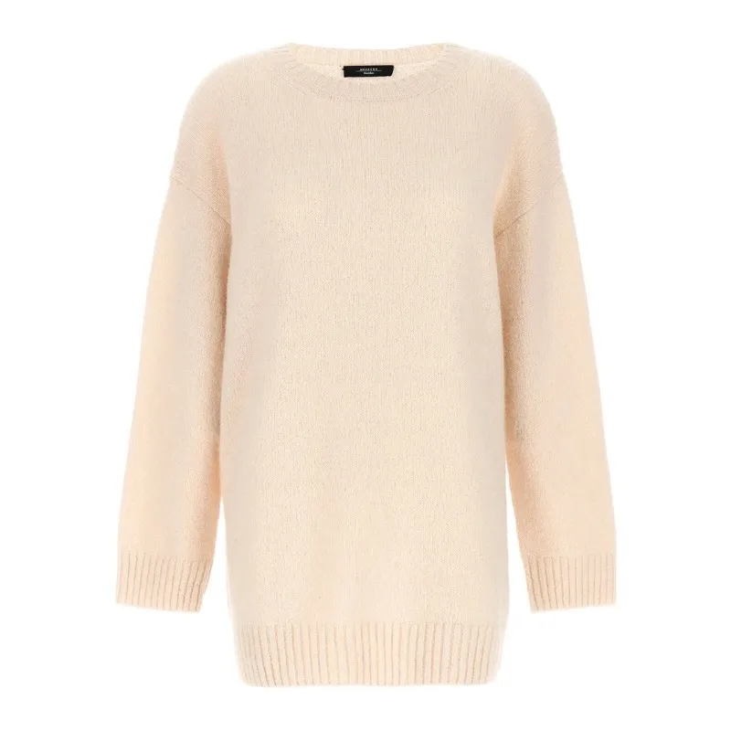 Weekend Max Mara  |Casual Style Nylon U-Neck Long Sleeves Plain Cotton