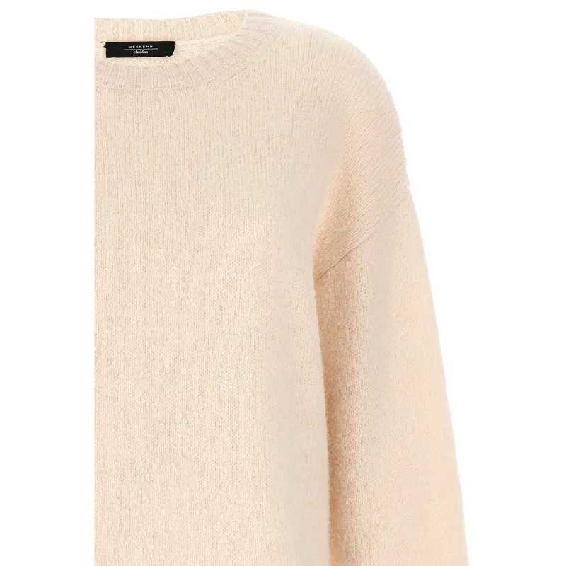 Weekend Max Mara  |Casual Style Nylon U-Neck Long Sleeves Plain Cotton