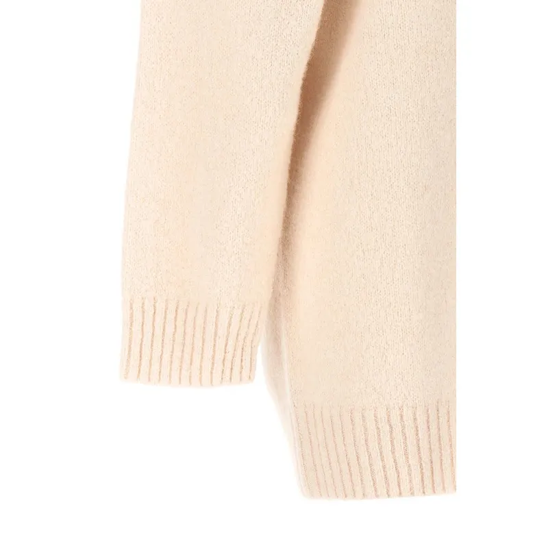 Weekend Max Mara  |Casual Style Nylon U-Neck Long Sleeves Plain Cotton